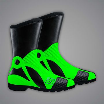 Motorcycle Leathers White Franco Morbidelli MotoGP 2025 Matching Boots