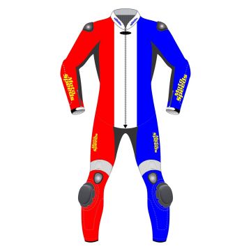Traje de cuero Moto Bandera de Países Bajos