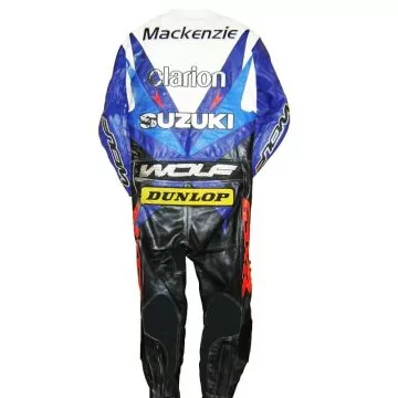Niall Mackenzie Suzuki 2001 BSB Leather Suit Niall Mackenzie Suzuki