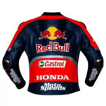 Jaqueta de Couro Red Bull