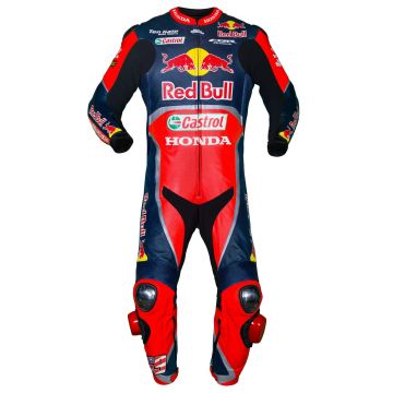 Nicky Hayden Honda Red Bull Motorrad Lederanzug WSBK 2017