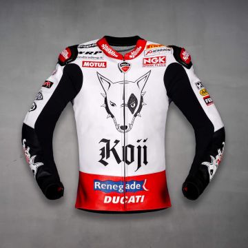 ducati retro leather jacket
