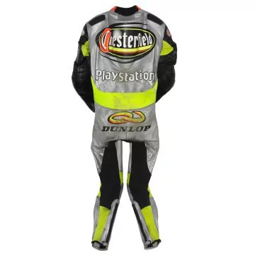Conjunto de Motociclista Masculino Olivier Jacque Yamaha GP 2000