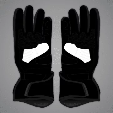 Pedro Acosta Gloves MotoGP 2024 palm view