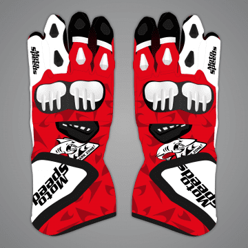 Lederhandschuhe für Motorräder