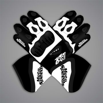 leather motorcycle racing gloves