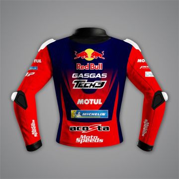 Pedro Acosta Red Bull Leder Motorradjacke MotoGP 2024