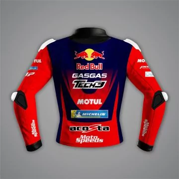 Pedro Acosta Red Bull Leather Biker Jacket MotoGP 2024