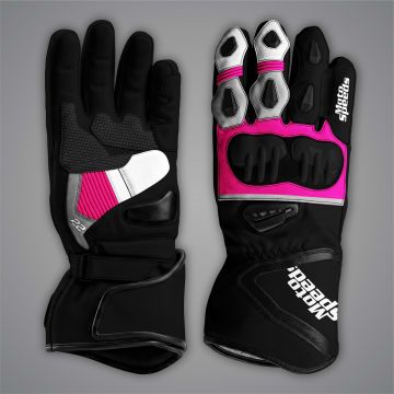 guantes de moto de cuero