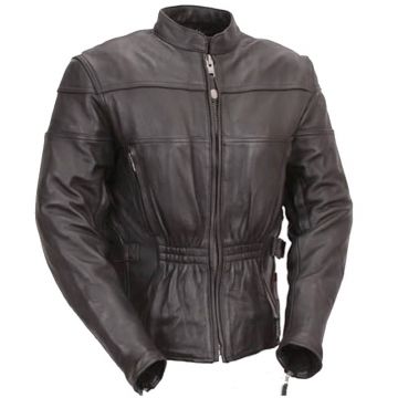 Touring Retro Motorradjacke Leder