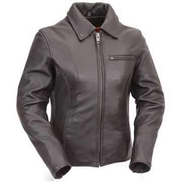 Chaqueta de motocicleta Cruiser de cuero premium Naked