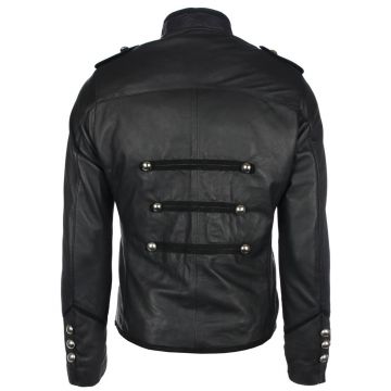 veste en cuir prince
