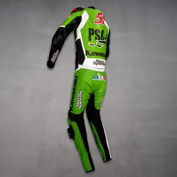 Kawasaki Combinaison Course Régis Laconi WSBK 2008 côté gaucheview