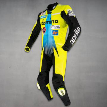 Racing Leathers Motorcycle Valentino Rossi Aprilia Motogp 1996 left perspective view