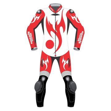Red Eagle Biker Racing Suit