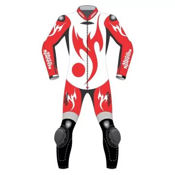 Red Eagle Biker Racing Suit