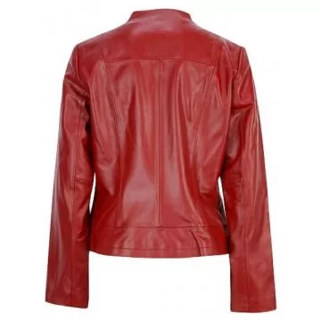 Red Leather Jacket for Women - Leather Jackets | Shop