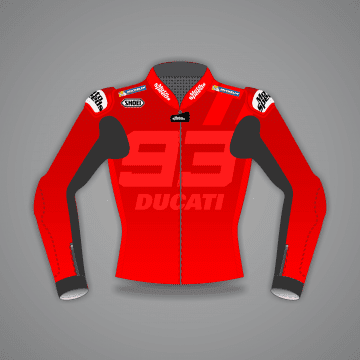 red leather biker jacket