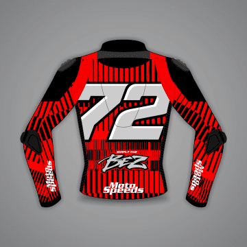 Chaqueta Roja de Carreras de Marco Bezzecchi Prueba de Invierno 2024