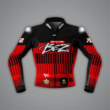 Marco Bezzecchi Red Racing Jacket Winter Test 2024