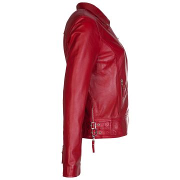 Vintage-Lederjacke Damen