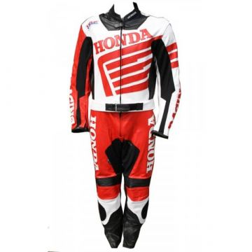 Honda Motorbike Racing Leather Suit  Honda