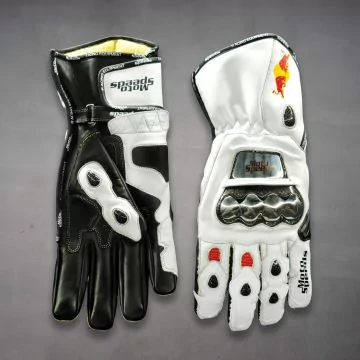 Redbull Racing hansker for motorsykkel