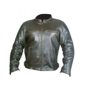 Retro Bikerjacke