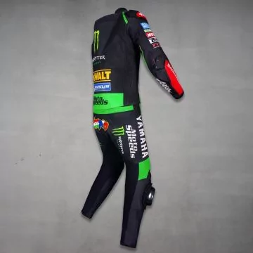 cowhide leather racing suit men