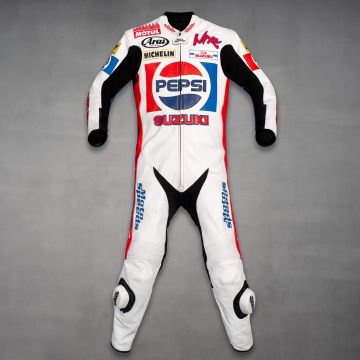 Rob McElnea Pepsi Suzuki Rennanzüge GP 1988