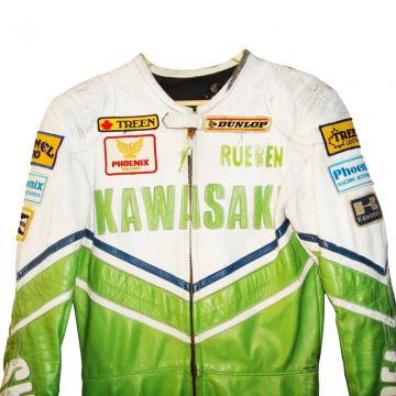 Rueben McMurter vintage racing leather SBK