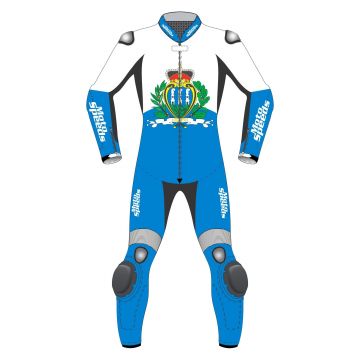 San Marino Flag Custom Motorcycle Suit