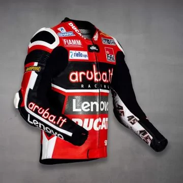 ducati cowhide racing jacket men