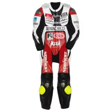 aprilia cowhide racing leathers motogp
