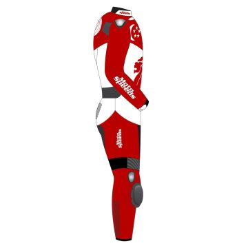 Singapore-flagget Supermoto-klær