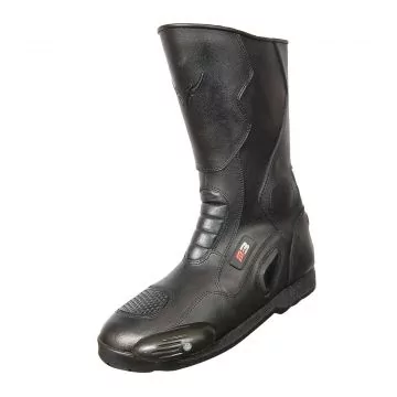 Snake Leather Moto Boots