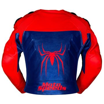 Jaqueta de Couro do Homem-Aranha