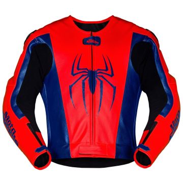 Jaqueta de Couro do Homem-Aranha