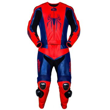 Leather Racing Spiderman Suit