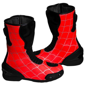 Bottes Spiderman pour moto