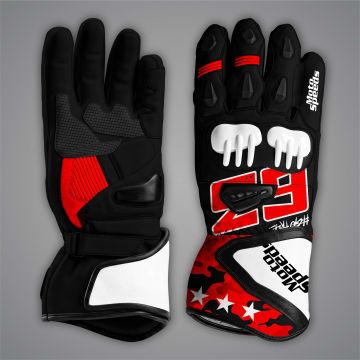 Supermoto Leather Gloves Francesco Bagnaia MotoGP 2025
