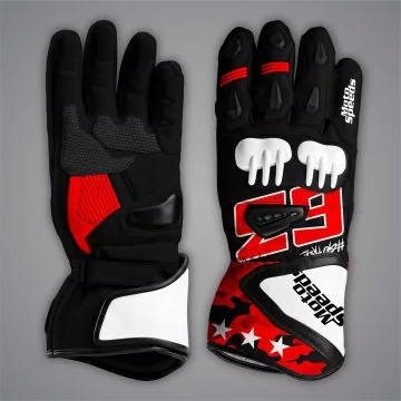 Francesco Bagnaia MotoGP 2025 Matching Gloves 