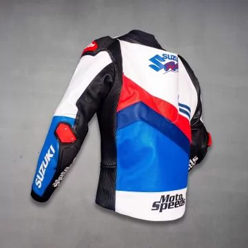 Suzuki バイカーレザージャケット スタイリッシュなスズキバイカージャケットを今すぐ購入！