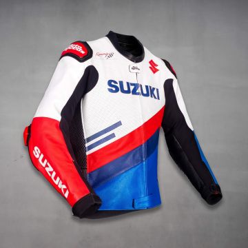 jaqueta de corrida suzuki