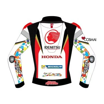 中上貴晶 LCR ホンダ レプリカレザージャケット 背面