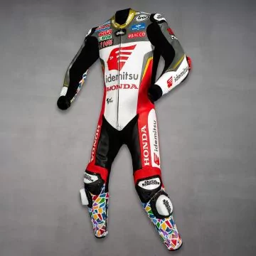 タカアキ・ナカガミ ホンダ レプリカレーシングスーツ 2022 左サイド