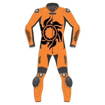 cowhide leather race suit