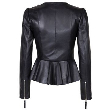 Stylische Lederjacke Damen