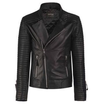 Chaqueta de cuero de motorista The Hunter