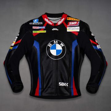 Tom Sykes BMW Black Leather Jacket WSBK 2019